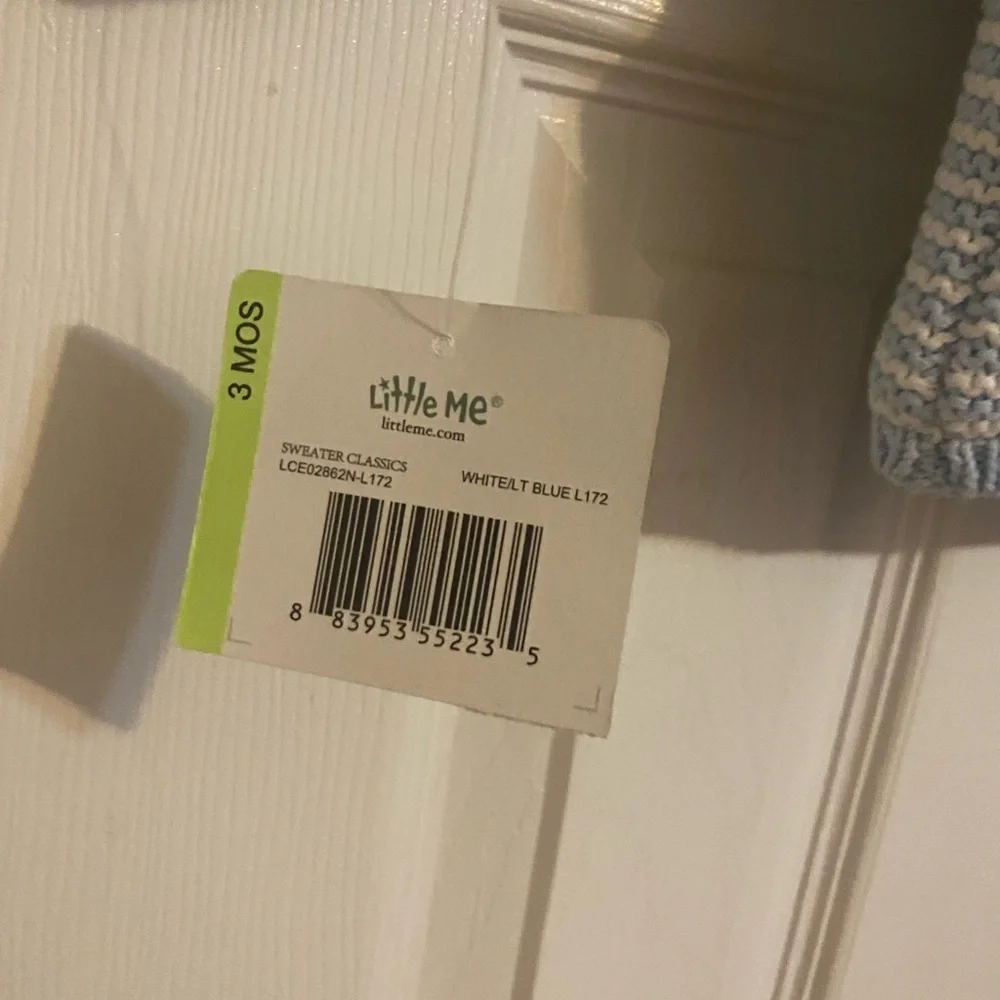 NWT Little Me Hooded Cardigan